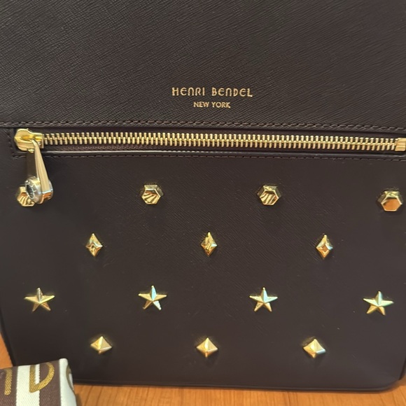 HENRI BENDEL West 57th Studded Backpack & Wallet Set EUC - Picture 2 of 15